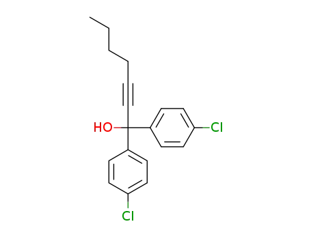 1,1'-bis(4-chlorophenyl)hept-2-yn-1-ol