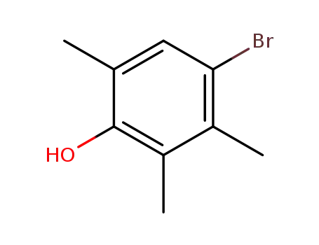Molecular Structure of 51857-41-1 (4-BROMO-2,3,6-TRIMETHYL-PHENOL)