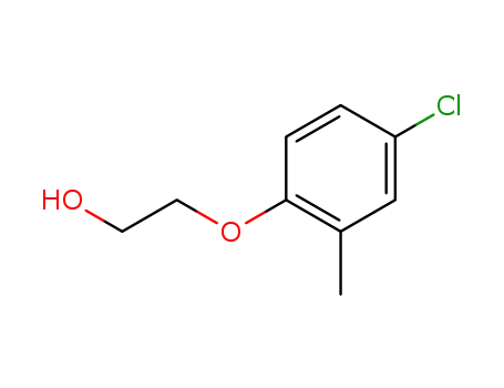 Molecular Structure of 36220-29-8 (2-(4-chloro-2-methyl-phenoxy)ethanol)