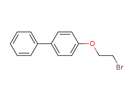 Molecular Structure of 3351-60-8 (1,1'-Biphenyl, 4-(2-bromoethoxy)-)