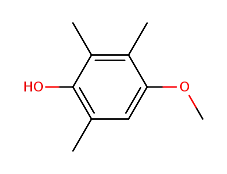 Molecular Structure of 53651-61-9 (4-methoxy-2,3,6-trimethylphenol)
