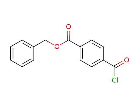 Molecular Structure of 67852-95-3 (Benzoic acid, 4-(chlorocarbonyl)-, phenylmethyl ester)