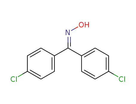 Molecular Structure of 1714-50-7 (N-[Bis(4-chlorophenyl)methylene]hydroxylamine)