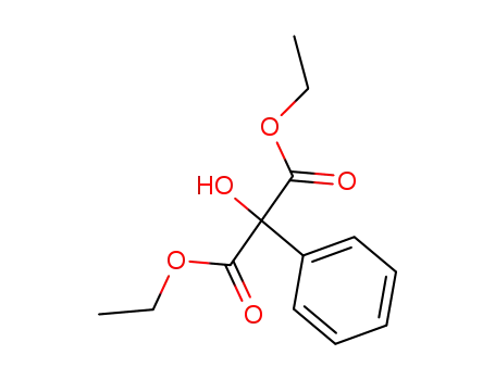 Molecular Structure of 73640-03-6 (diethyl hydroxy(phenyl)propanedioate)