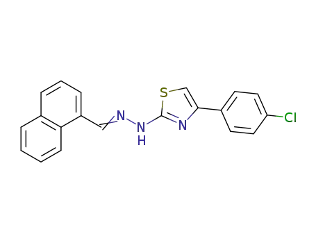 1-(4-(4-chlorophenyl)thiazol-2-yl)-2-(naphthalen-1-ylmethylene)hydrazine