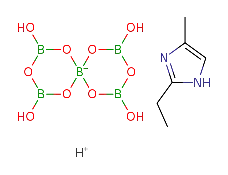 2-ethyl-4-methylimidazolium pentaborate