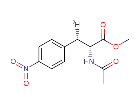 (R)-methyl 2-acetamido-3[2H]-3(4-nitrophenyl)propanoate