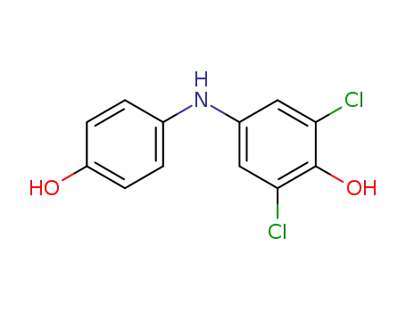 Molecular Structure of 2099-87-8 (3,5-DICHLORO-4,4'-DIHYDROXYDIPHENYLAMINE)
