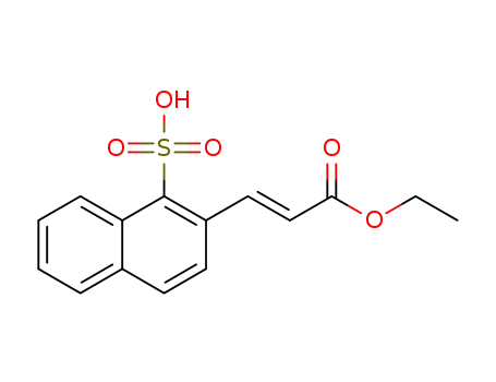 (E)-2-(3-ethoxy-3-oxoprop-1-en-1-yl)naphthalene-1-sulfonic acid