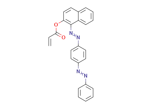 acrylic acid 1-(4-phenylazo-phenylazo)-naphthalen-2-yl ester