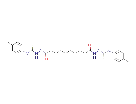bis-(N-p-tolylthiocarbamido)sebacic acid diamide