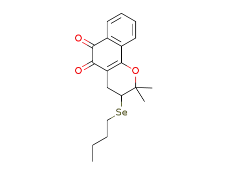3-(butylselanyl)-2,2-dimethyl-3,4-dihydro-2H-benzo[h]chromene-5,6-dione