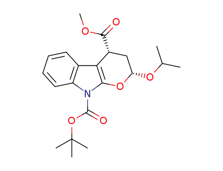9-(tert-butyl) 4-methyl (2R,4R)-2-isopropoxy-3,4-dihydropyrano[2,3-b]indole-4,9(2H)-dicarboxylate