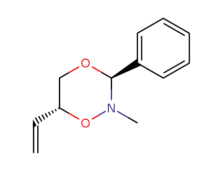 2-methyl-3-phenyl-6-vinyl-1,4,2-dioxazinane