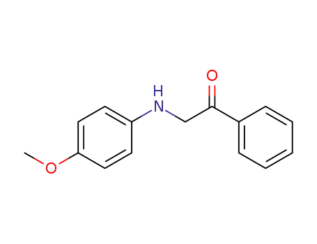 Molecular Structure of 5883-82-9 (Ethanone, 2-[(4-methoxyphenyl)amino]-1-phenyl-)