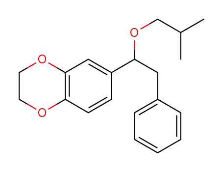 6-[1-(2-methylpropan-1-yloxy)-2-phenylethyl]-2,3-dihydro-1,4-benzodioxine