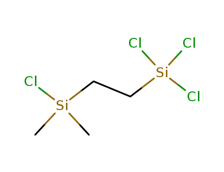 Molecular Structure of 15411-18-4 (Silane, chlorodimethyl[2-(trichlorosilyl)ethyl]-)
