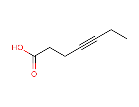 Molecular Structure of 42441-83-8 (4-Heptynoic acid)