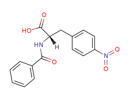 Molecular Structure of 69935-12-2 (N-benzoyl-4-nitrophenylalanine)