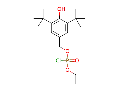 O-ethyl-(3,5-di-tert-butyl-4-hydroxybenzyl)chlorophosphonate