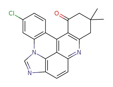 3-chloro-12,12-dimethyl-12,13-dihydroimidazo[4,5,1-de]quinolino[4,3,2-mn]acridin-14(11H)-one