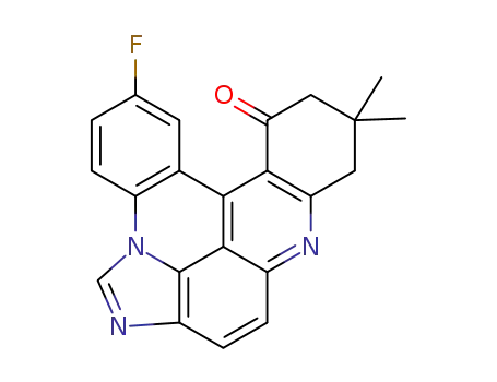 2-fluoro-12,12-dimethyl-12,13-dihydroimidazo[4,5,1-de]quinolino[4,3,2-mn]acridin-14(11H)-one