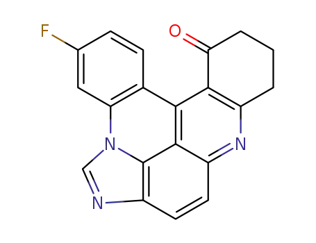 3-fluoro-12,13-dihydroimidazo[4,5,1-de]quinolino[4,3,2-mn]acridin-14(11H)-one