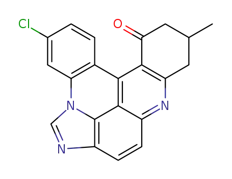 3-chloro-12-methyl-12,13-dihydroimidazo[4,5,1-de]quinolino[4,3,2-mn]acridin-14(11H)-one