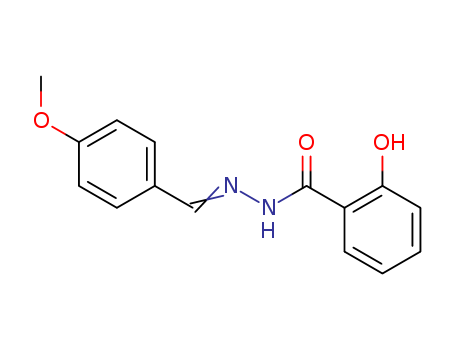 2-hydroxy-N-[(4-methoxyphenyl)methylideneamino]benzamide cas  3291-01-8