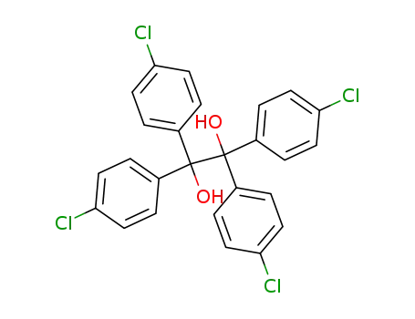 Molecular Structure of 5418-23-5 (1,1,2,2-tetrakis(4-chlorophenyl)ethane-1,2-diol)