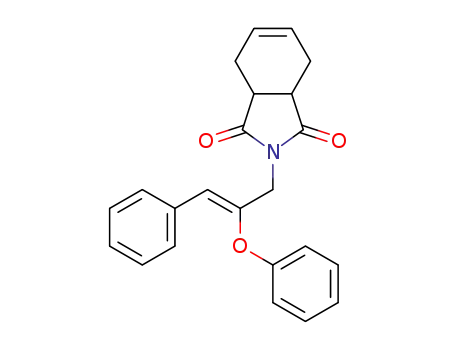 (Z)-2-(2-phenoxy-3-phenylallyl)-3a,4,7,7a-tetrahydro-1H-isoindole-1,3(2H)-dione