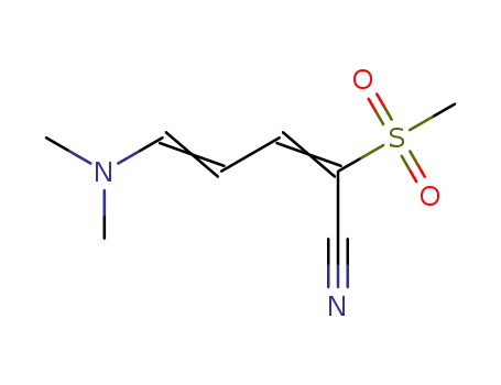 2-methylsulfonyl-5-(N,N-dimethyl)amino-2,4-pentadienenitrile