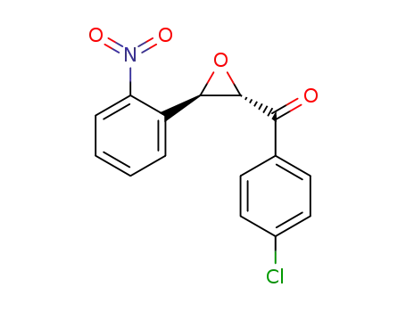 trans-(4-chlorophenyl)(2-(2-nitrophenyl)oxiran-3-yl)methanone