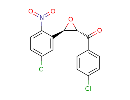 trans-(2-(5-chloro-2-nitrophenyl)oxiran-3-yl)(4-chlorophenyl)methanone