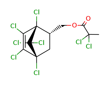 (+/-)-2,2-dichloro-propionic acid-(1,4,5,6,7,7-hexachloro-norborn-5-ene-2endo-ylmethyl ester)