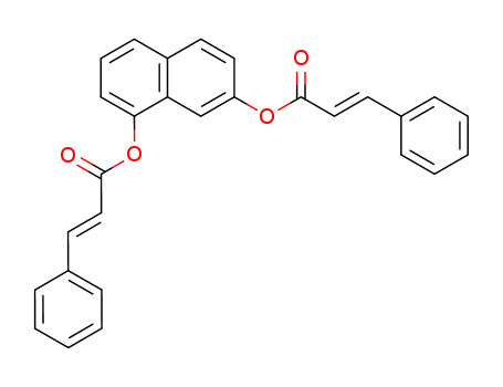 1,7-di-trans-cinnamoyloxy-naphthalene