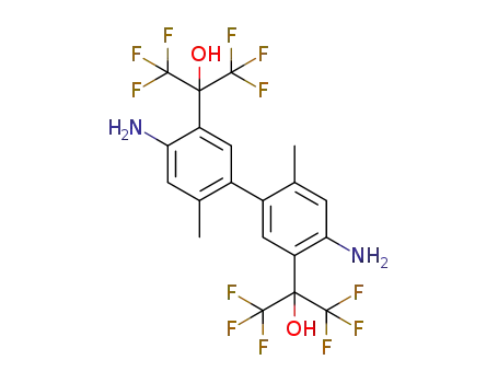 5,5′-bis(1-hydroxy-1-trifluoromethyl-2,2,2-trifluoroethyl)-2,2′-dimethylbenzidine