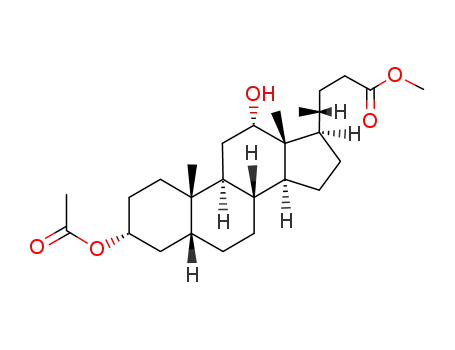 methyl 3α-acetoxy-12α-hydroxy-5β-cholan-24-oate