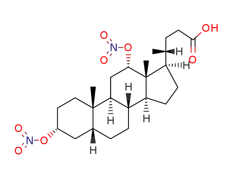 3α,12α-dinitrooxycholanic acid