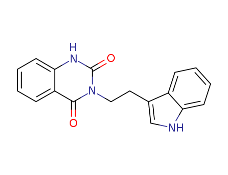 2,4(1H,3H)-Quinazolinedione, 3-[2-(1H-indol-3-yl)ethyl]-