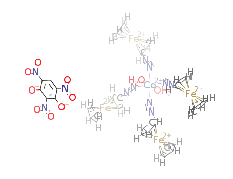 [Co(ferrocenylmethylimidazole)4(H2O)2](2,4,6-trinitroresorcinolate)