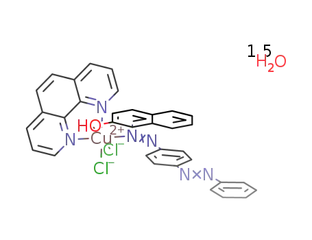 [Cu(sudan III)(1,10-phenanthroline)Cl2]*1.5H2O