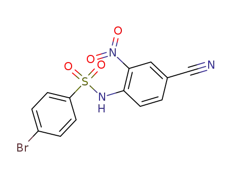 4-bromo-N-(4-cyano-2-nitrophenyl)benzenesulfonamide