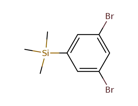 Molecular Structure of 17878-23-8 (3,5-DIBROMO-1-TRIMETHYLSILYLBENZENE)