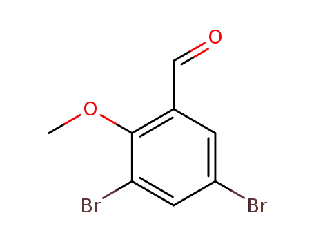 Molecular Structure of 61657-65-6 (3,5-DIBROMO-2-METHOXYBENZALDEHYDE)