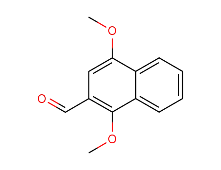 Molecular Structure of 75965-83-2 (2-Naphthalenecarboxaldehyde, 1,4-dimethoxy-)
