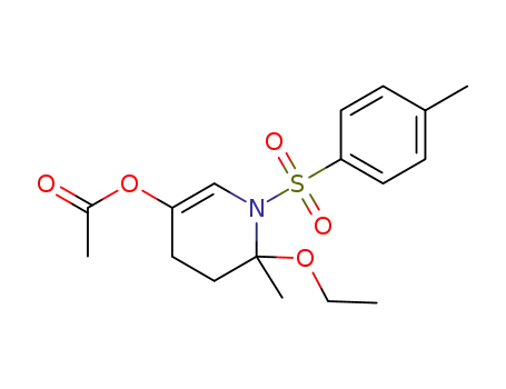 6-ethoxy-6-methyl-1-tosyl-1,4,5,6-tetrahydropyridin-3-yl acetate