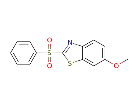 2-(benzenesulfonyl)-6-methoxybenzothiazole