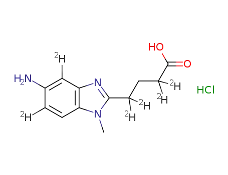 4‐(5‐amino‐1‐methyl‐1H‐benzo[d]imidazol‐2‐yl‐4,6‐d2)butanoic‐2,2,4,4‐d4 acid hydrochloride