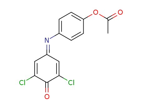 2,5-Cyclohexadien-1-one,4-[[4-(acetyloxy)phenyl]imino]-2,6-dichloro-